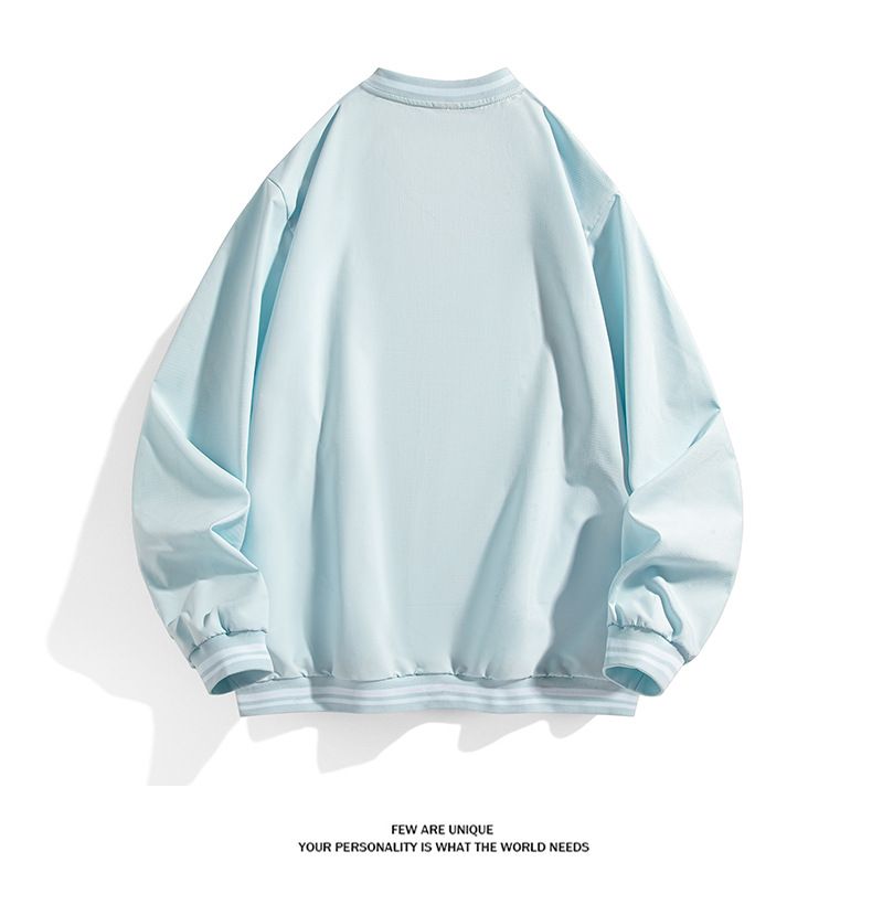 Felpa con scollo a V e stampa digitale retrò per uomo e donna - Pullover in morbido poliestere con maniche lunghe (S-3XL, vari colori)_voghion.com