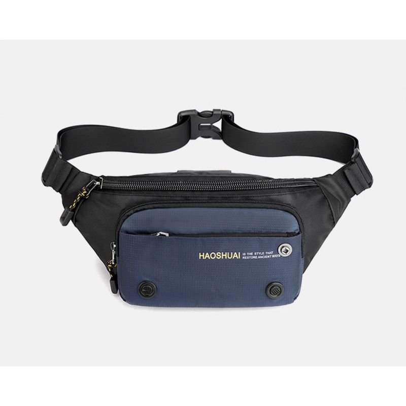 Neue multifunktionale Outdoor-Taille Casual Herren Brust Mode Trend Crossbody Reise kleine Tasche_voghion.com