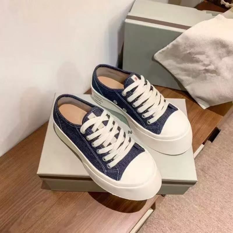 Big Toe Mary Jane 2024 Spring Genuine Velcro Platform Thick Sole Small Leather Single Shoes Height Increasing Casual_voghion.com