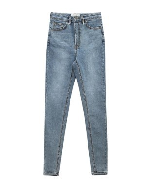 jeans elasticizzati a vita alta da donna_voghion.com