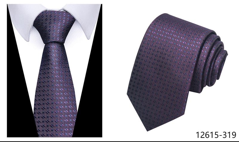 Herren-Krawatten und Taschentücher, modischer, heiß verkaufter 8-cm-Krawatten-Casual-Business-Vielseitiger Hersteller von Polyester-Seidenkrawatten_voghion.com