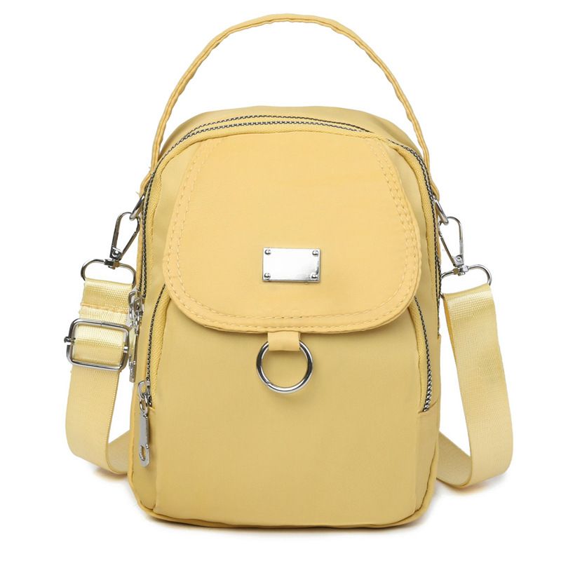 Nova mini bolsa transversal de ombro em tecido oxford fashion requintada pequena quadrada casual versátil_voghion.com