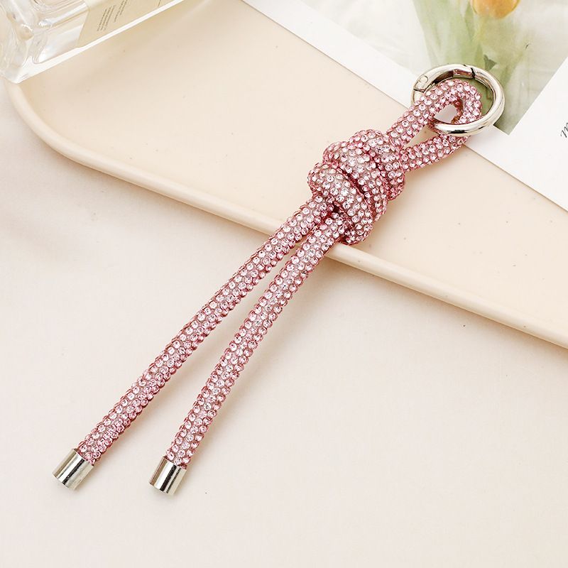 High-end Pendant Case Keychain Hanging Accessories Rhinestone Chain Bag Phone Strap_voghion.com
