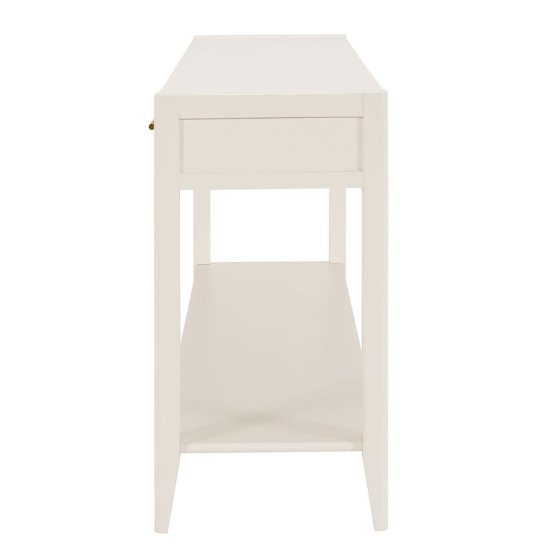 High-Quality Entryway Console Table With Vertical Stripe Drawers, Long Legs,Suitable For Entryway, Hallway, Living Room, Foyer, Corridor_voghion.com