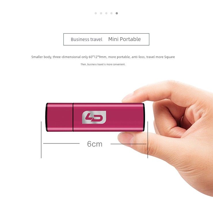 LD C07 8gb Waterproof Movable Business Portable USB Flash Drive_voghion.com