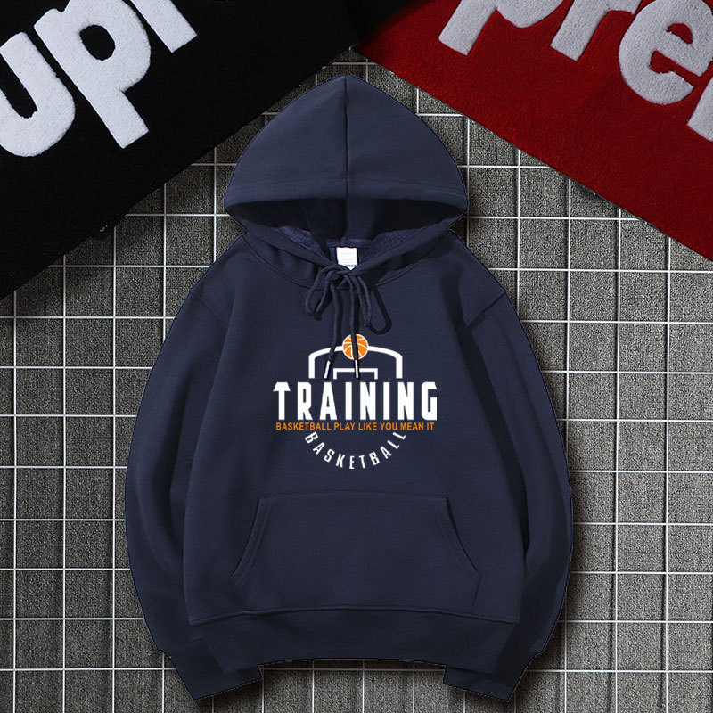 Męska odzież CBA treningowy kombinezon bluza jesień młodzież gimnazjum liceum uczeń koszykówka kaptur długi rękaw kurtka_voghion.com