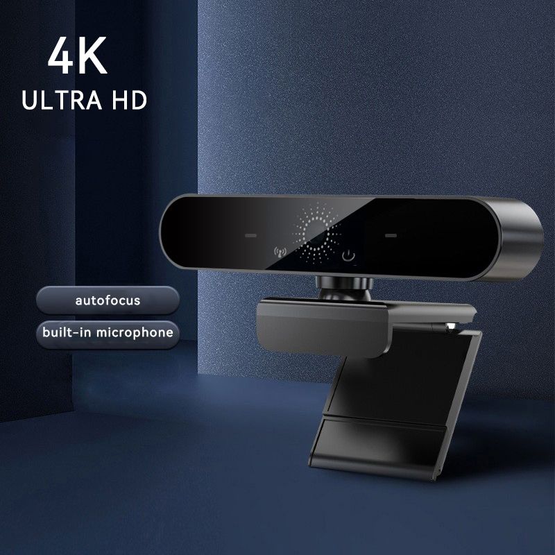 4K USB Webcams With Microphone Autofocus 2K Camera For PC Computer Laptop Live Streaming 1080P Webcam For Video Calling_voghion.com