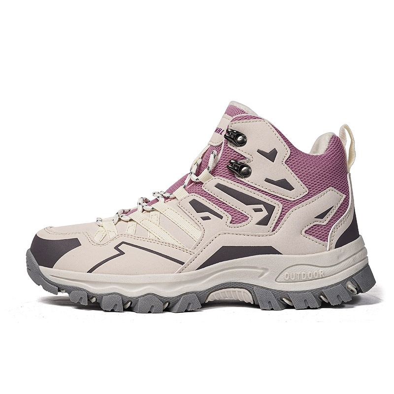 Verdickte Baumwoll-Wanderschuhe für Damen, Paar, Mittelhilfe, Klettern, Langlauf, Wandern, Sport, Wanderschuhe_voghion.com