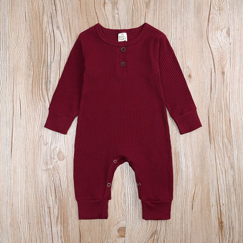 Kids Tales Soft Cotton Baby Bodysuit Long Sleeve Romper For Boys & Girls (1-3 Years, Unisex Neutral Colors Snap Closure, Comfortable Playwear_voghion.com