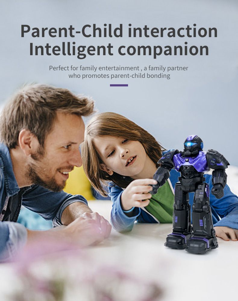 Robot intelligente multifunzionale - Giocattolo educativo interattivo con controllo dei gesti e danza, con telecomando, per ragazzi (idea regalo)_voghion.com