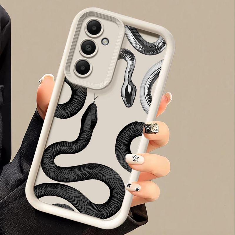Mode Coole Schlange Telefon Fall Für Samsung Galaxy A54 A24 A53 A16 A52s A22 A52 A73 A51 A13 A35 A34 A55 Stoßfest Abdeckung_voghion.com