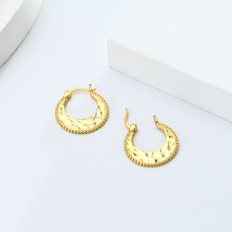 S Pure Silver Fashionable, Simple, Personalized, Trendy, Versatile, Creative Celebrity, Internet Celebrity Earrings,_voghion.com