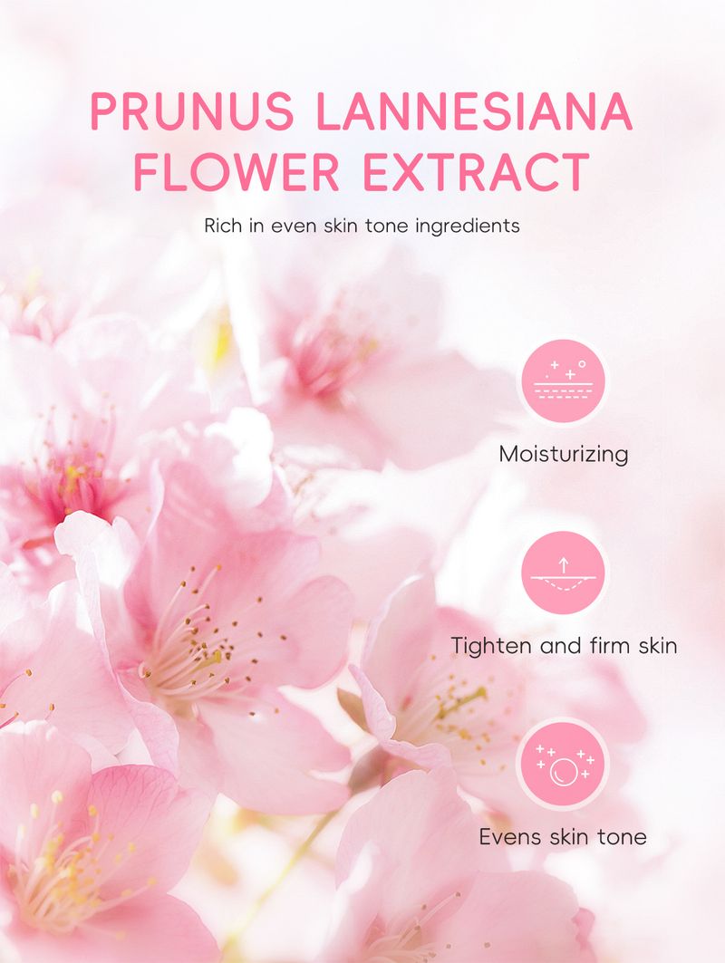Laike Japanese Sakura Skin Care Set 3 Piece Essence Eye Cream Face Cream Skin Care Products_voghion.com