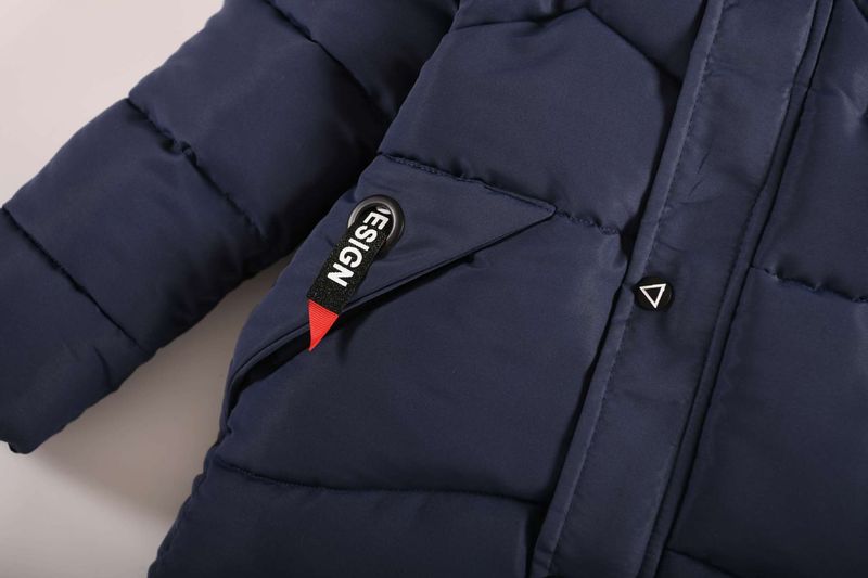 European And American New Winter Boys' Cotton Coats For Children's Middle And Large Children With Hoods, Plush And Thickened Warm Cotton Coats_voghion.com