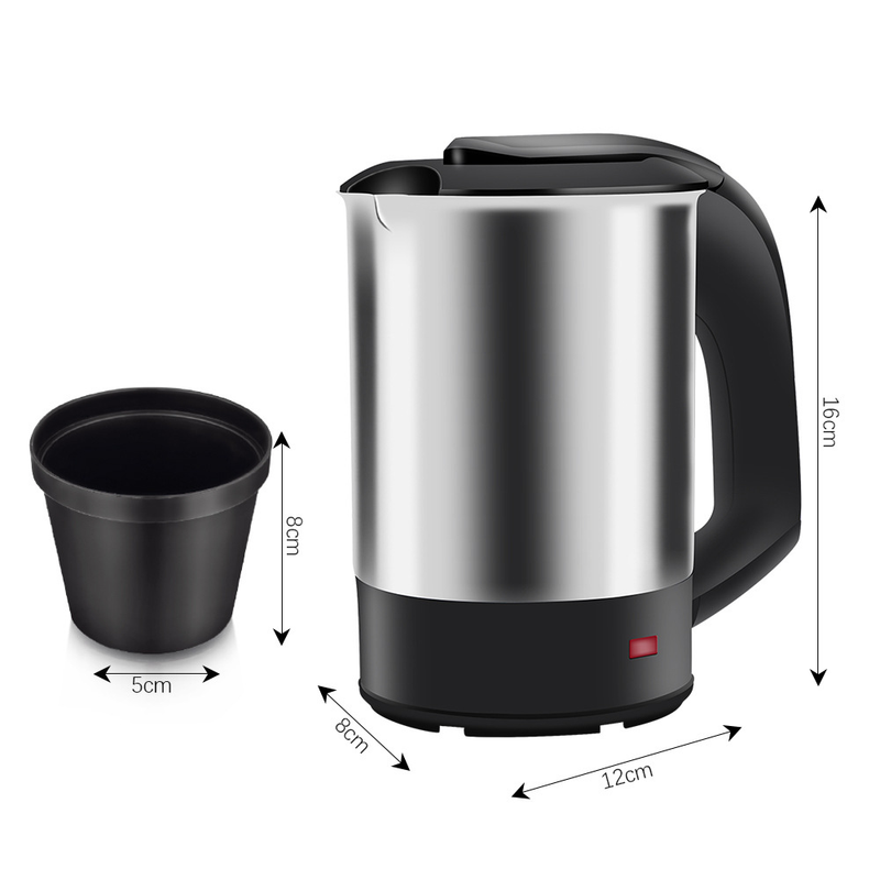 Ηλεκτρικός βραστήρας από ανοξείδωτο χάλυβα ευρωπαϊκού προτύπου με αυτόματη απενεργοποίηση 0,5 λίτρων_voghion.com