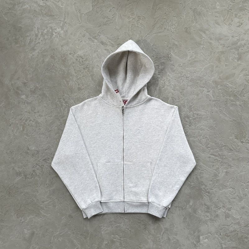 Herren-Kapuzenpullover mit Reißverschluss und gesticktem Schriftzug – Streetwear-Pullover für Männer und Frauen_voghion.com