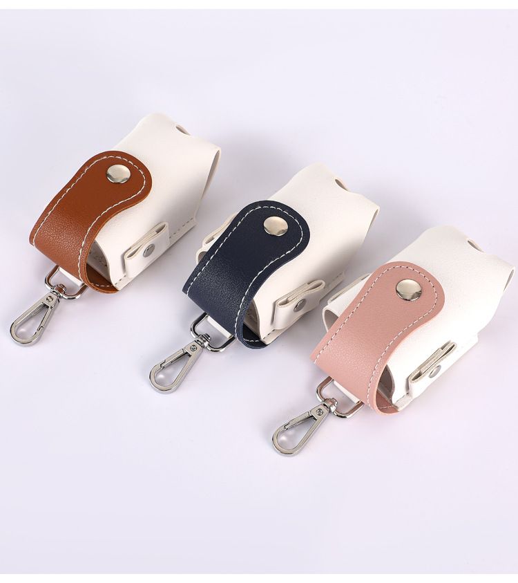 Portachiavi da appendere all'esterno con motivo color block, piccola borsa da cintura, borsa portatile per la protezione delle palline da mini golf_voghion.com