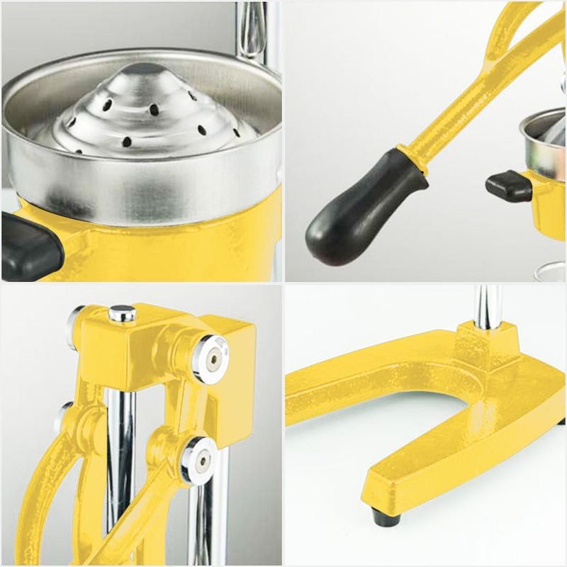 SOGA Commercial Manual Juicer Hand Press Juice Extractor Squeezer Orange Citrus Yellow_voghion.com