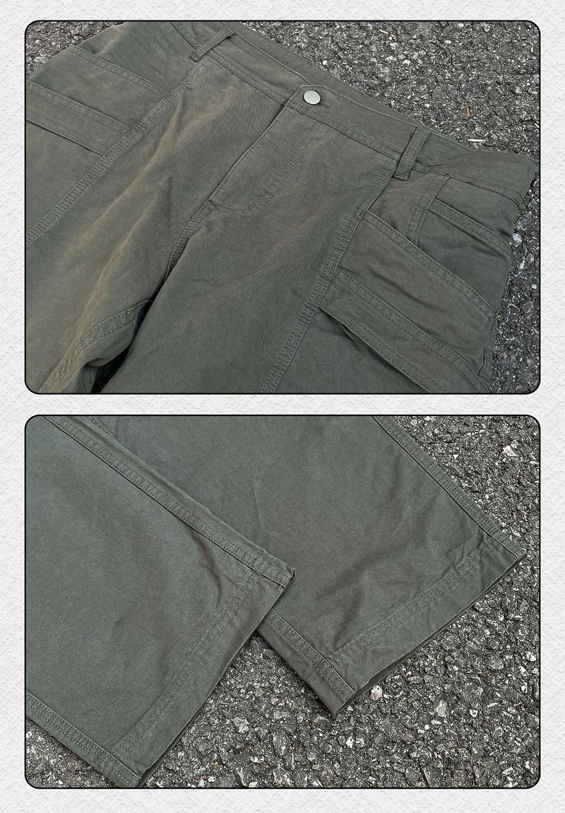 Clean Fit Cargo Pants For Men – Vintage Workwear Style With Multi-Pockets (Relaxed Straight Cut, Lightweight Cotton, Urban Utility Aesthetic)_voghion.com