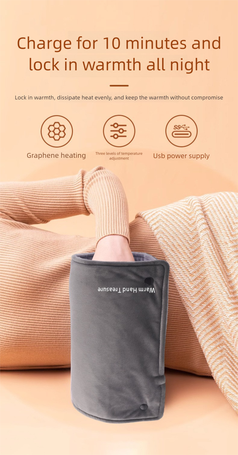 USB Rechargeable Hand Warmer - Multi-temperature Electric Hot Compress, Winter Physiotherapy_voghion.com