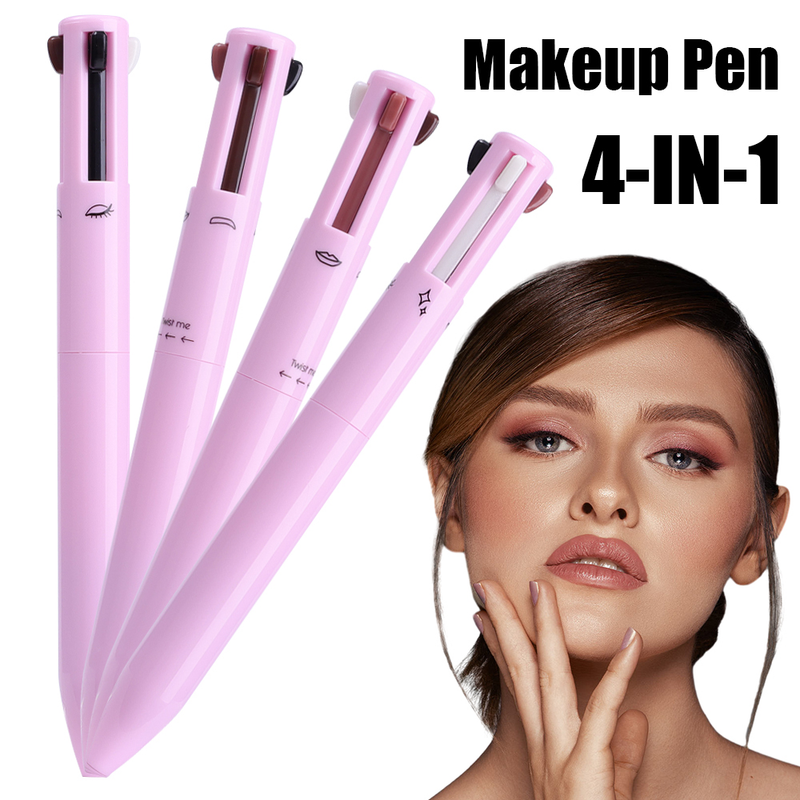 4-in-1 multi-function eyeliner waterproof eyeliner durable easy color fluorescent pen cosmetics tools_voghion.com