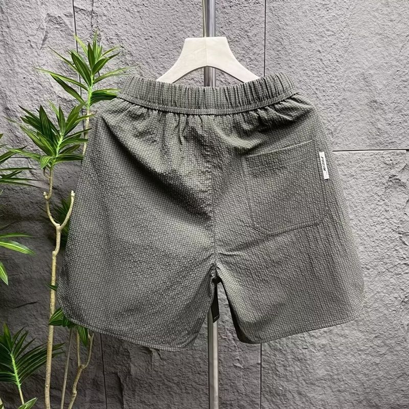 Summer men's minimalist style, bubble wrap, versatile casual shorts, thin, fashionable and trendy, loose fitting beach_voghion.com