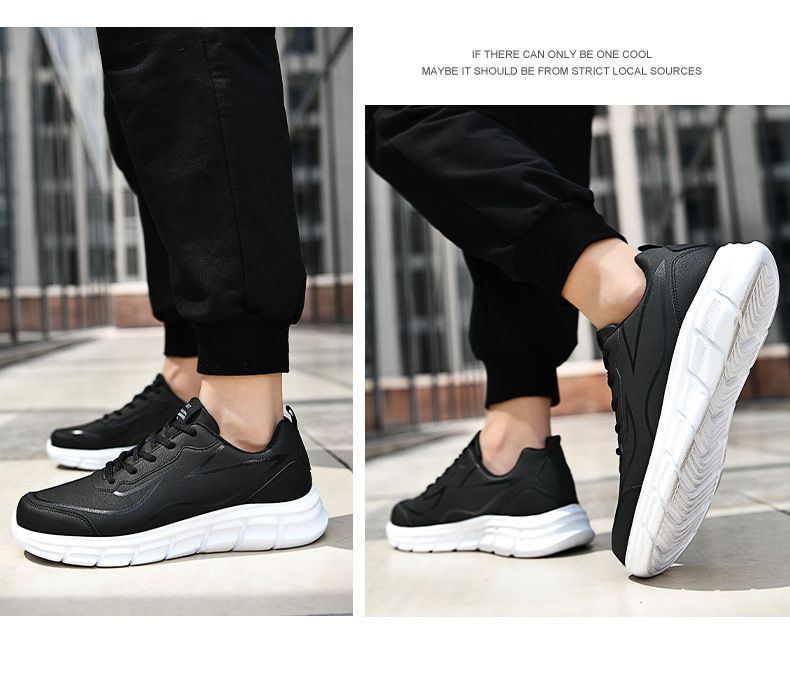 Neue leichte Herrenschuhe aus Leder und Fleece, warm_voghion.com