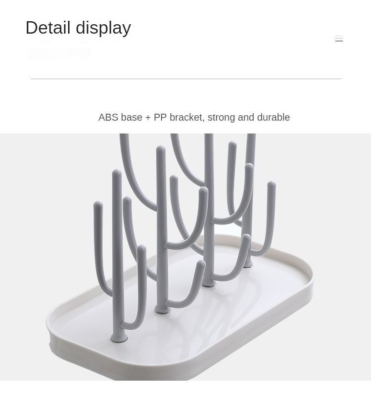 Baby Feeding Bottle Drain Rack, Nipple Feeding Cup Holder, Storage Drying Rack, Bottle Cleaning and Drying Machine_voghion.com