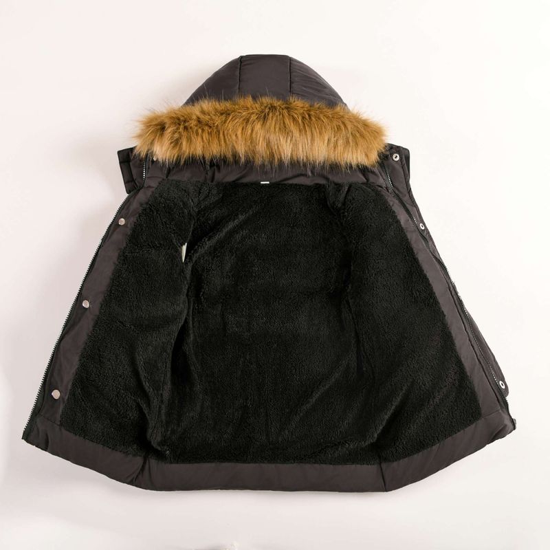 Popular Boys' Cotton Coat Winter New Style Plush And Thickened Children's Warm Down Cotton Coat For Middle And Large Children_voghion.com