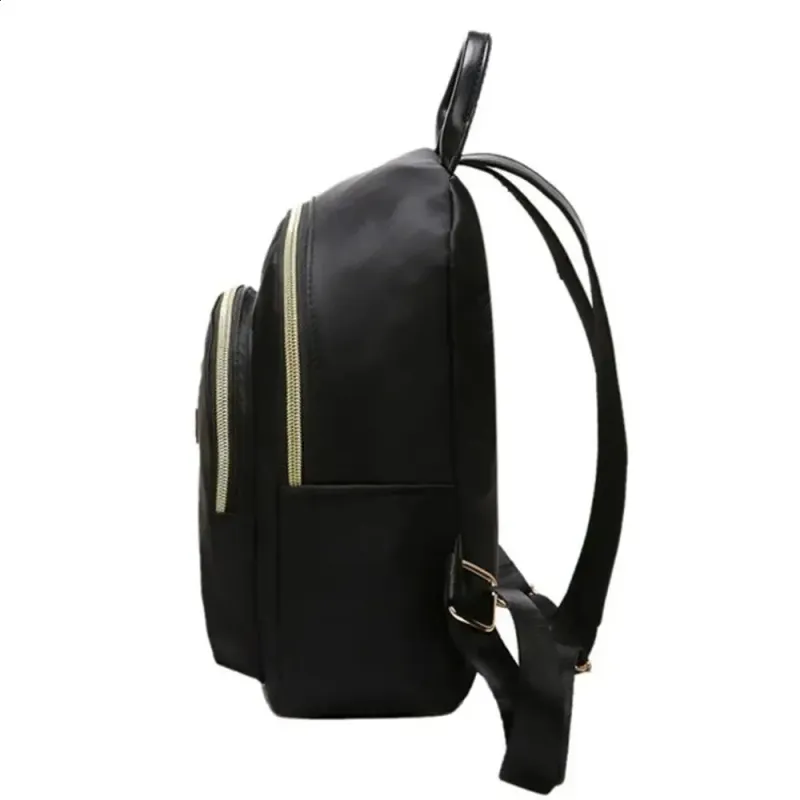 Bolso Oxford multifuncional de moda para mujer, mini mochila de viaje, estilo bandolera, color negro, 250408l_voghion.com