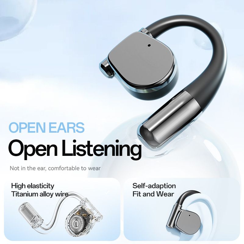 Neue Ai Smart Translation Open Ear Non-In-Ear OWS Bluetooth Wireless Over-Ear-Kopfhörer_voghion.com
