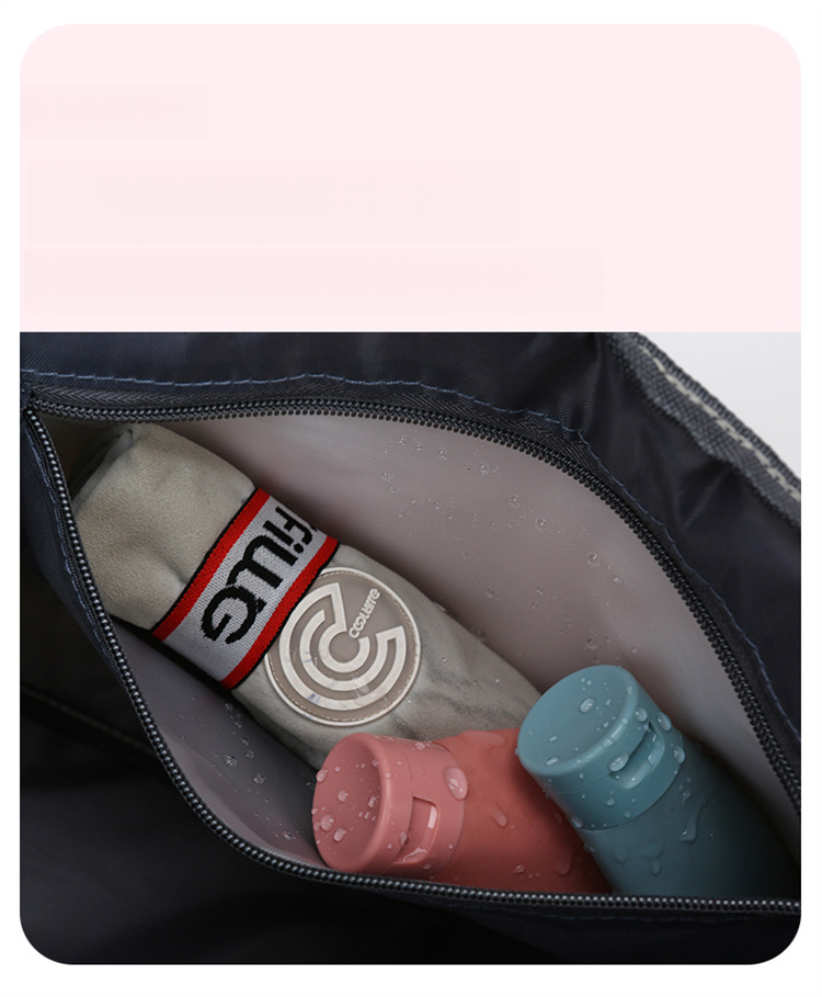 Borsa da viaggio con separazione per asciutto e bagnato, borsa fitness, scomparto indipendente per scarpe, scomparto pieghevole per borsa da consegna_voghion.com