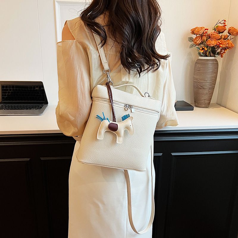 Shoulder for women 2024 new style, niche texture, simple white, college commuting handbag, single shoulder bag_voghion.com
