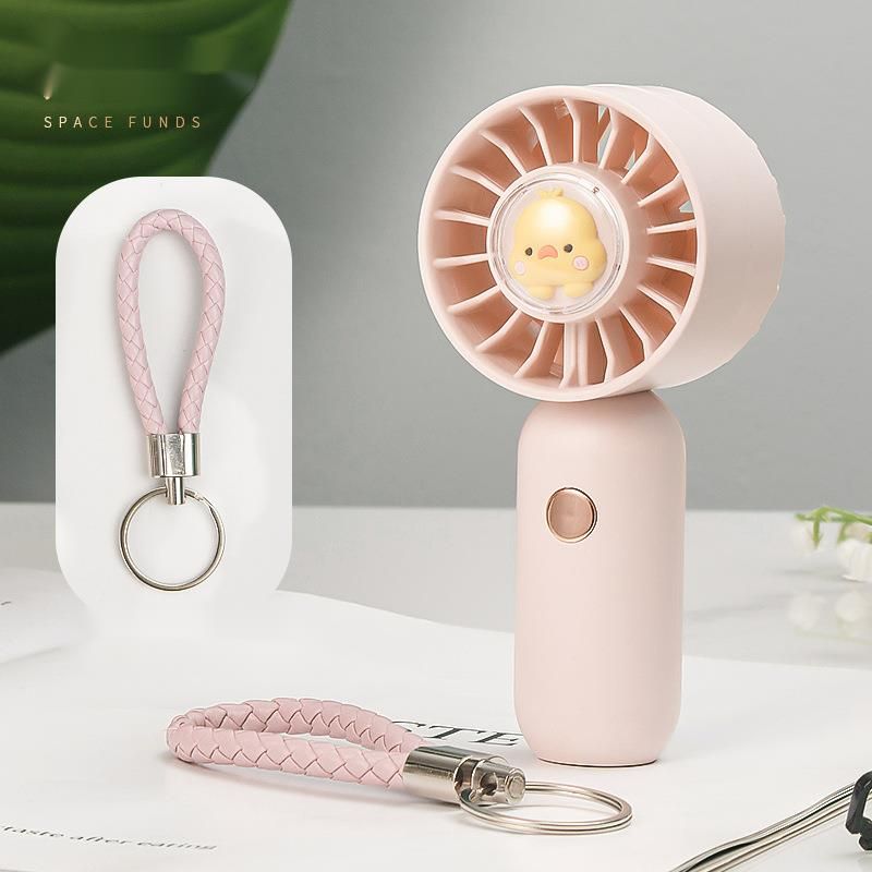 Gift Handheld Mini Cartoon Portable USB Charging Long Battery Life Desktop Summer Electric Small Fan_voghion.com