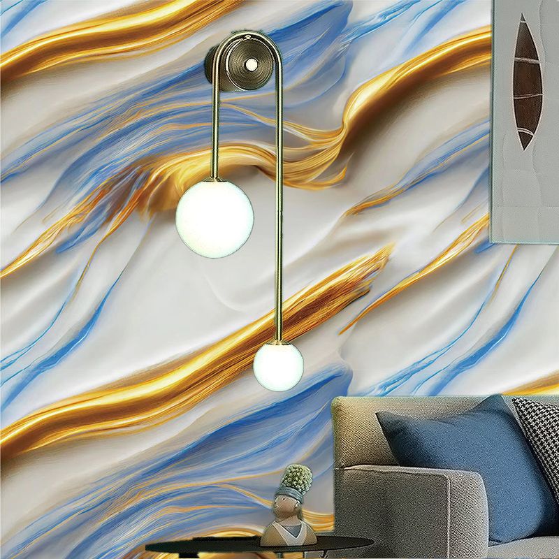 Granite gilded marble self adhesive wallpaper home decoration building materials kitchen pet oil proof background wallpaper_voghion.com