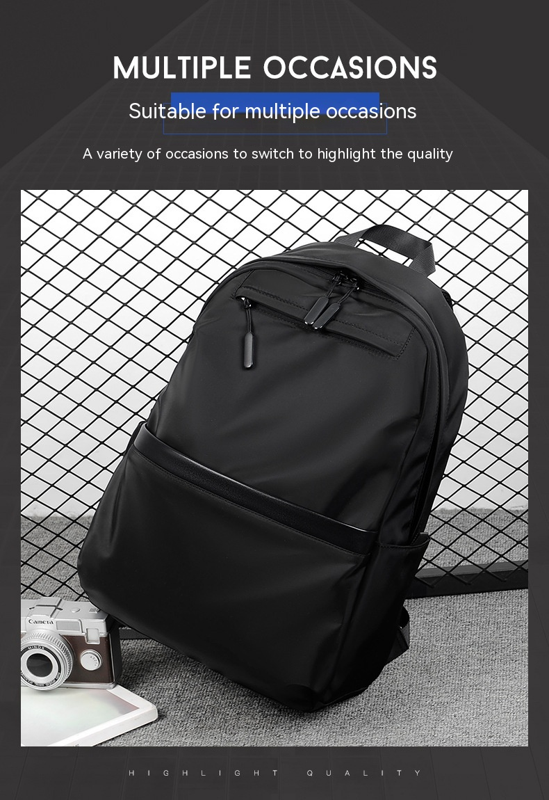 2024 New Men's Lightweight Backpack Men's Business Backpack Backpack Large Capacity Computer Bag Gift_voghion.com