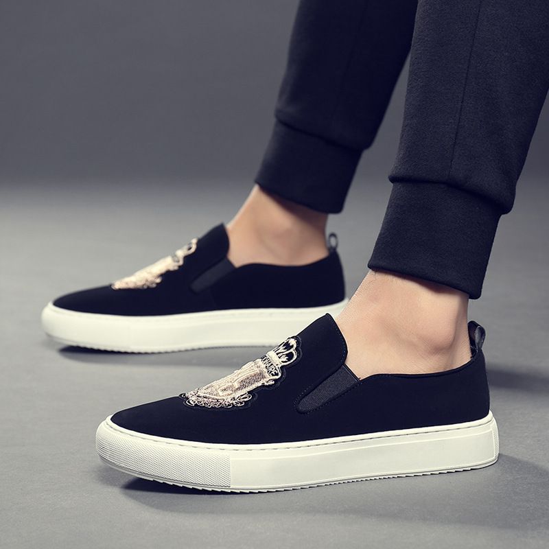 Scarpe casual estive Me's Ew Tred, mocassini comodi Oe Foot, maniche ricamate in stile britannico, comode scarpe Tredy per_voghion.com