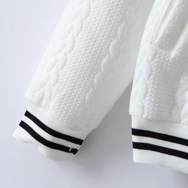 Men's Clothing autumn and winter men's baseball jacket knitted heavy jacquard solid color stand up collar casual drop shoulder button jacket men_voghion.com