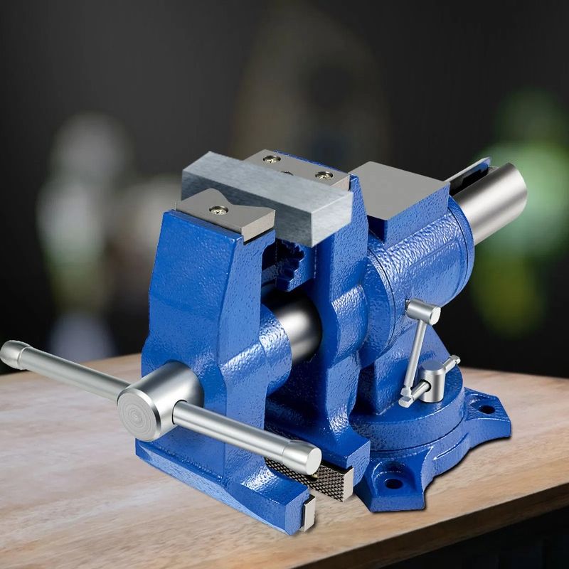 Rotating Vise 360° Pipe Body 6 30Kn Vise Rotates Bench Force Vices Double Duty Vise Clamping For Heavy Swivel Clamping Bench_voghion.com