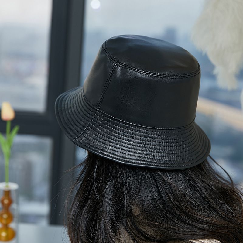 Korean-style Sheepskin Protective Bucket Designed Specifically For Women, Featuring A Fisherman Style, Multifunctional_voghion.com