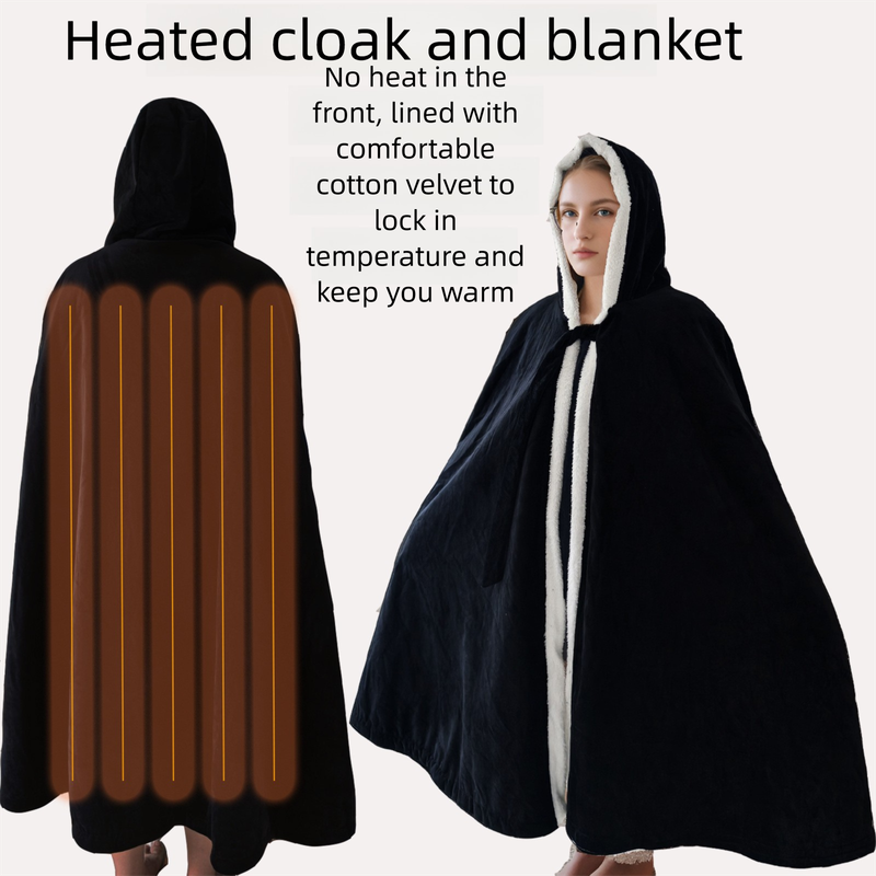 Heated Body Heating Shawl Constant Temperature Electric Nap Knee Warmer Blanket_voghion.com