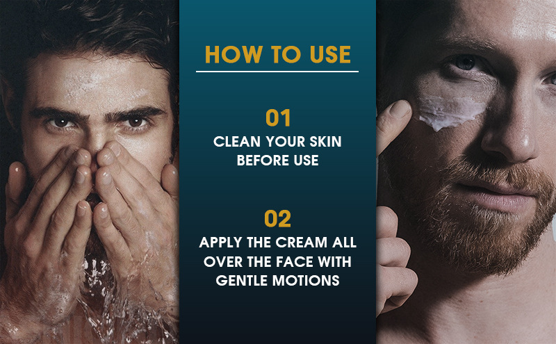 Creme facial nutritivo e reparador para homens, creme facial com retinol para clareamento de rugas, creme hidratante_voghion.com