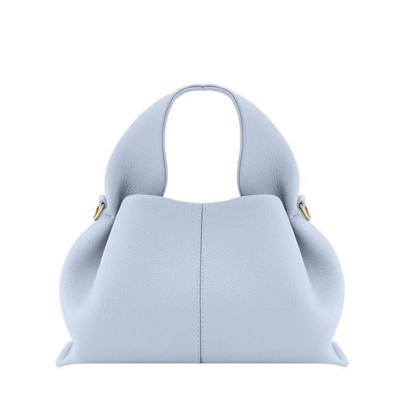Cloud dumpling women's bag 2024 new popular portable lunch box bag French texture shoulder messenger bag_voghion.com