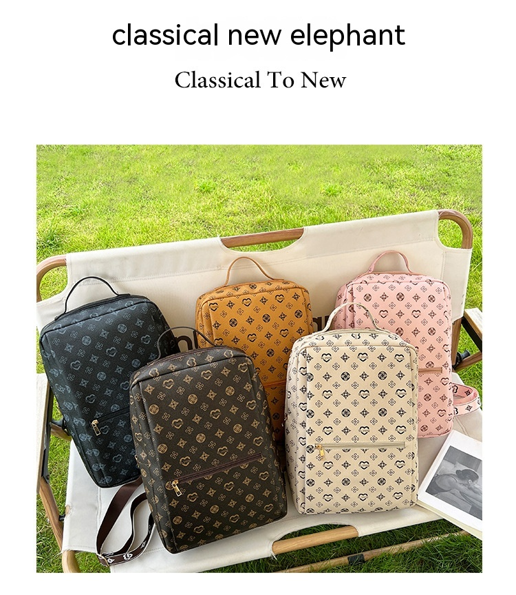 Hot Selling New Printed Backpack in Europe and America Fashionable and Casual Versatile Large Capacity Backpack Unique Printed Bag Schoolbag for Girls_voghion.com