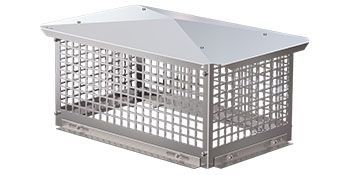 VEVOR Chimney Cap, 13" X 24" Flue Caps, 304 Stainless Steel Fireplace Chimney Cover, Adjustable Metal Spark Arrestor With Bolts Screws, Mesh Chimney Flue Cover For Outside Existing Clay Flue Tile_voghion.com