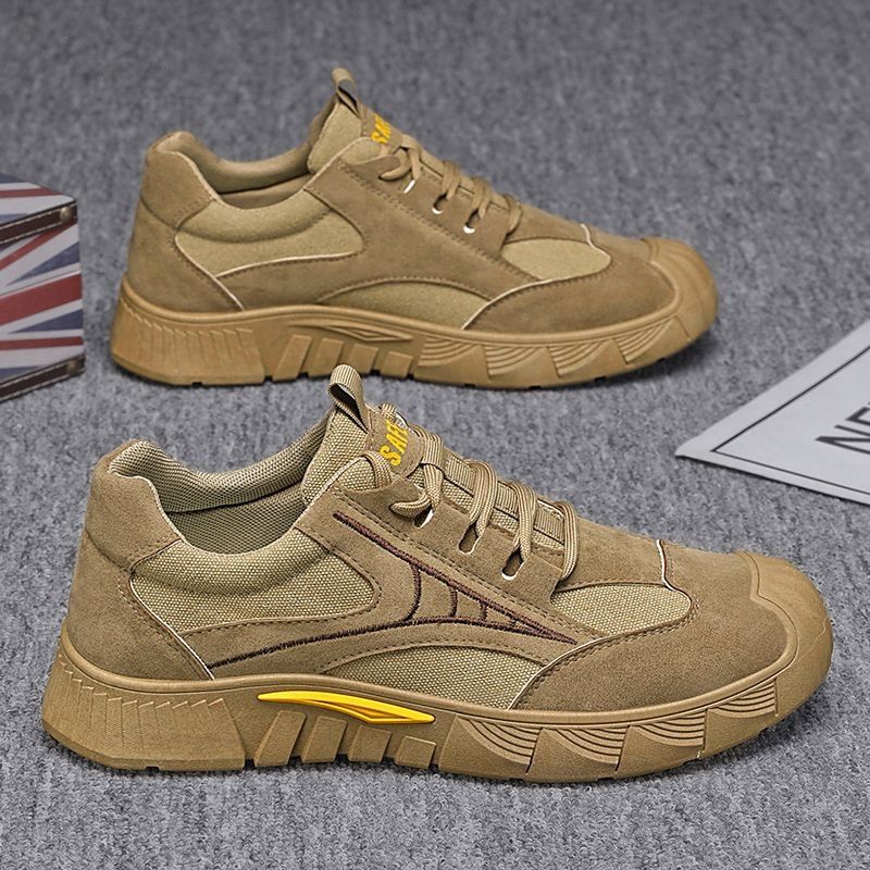 TerraStride Casual Spring Summer Breathable Safety Comfortable Versatile Men's Sneakers Soft Sole Outdoor Work Shoes Men_voghion.com