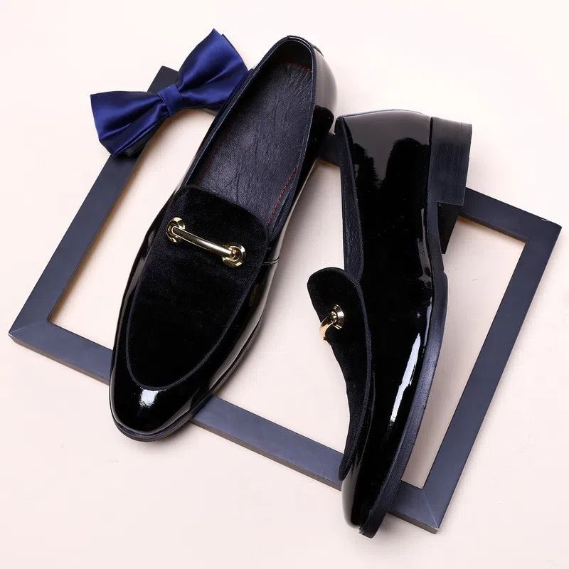 Scarpe eleganti da uomo in pelle verniciata Shadow di qualità imbattibile, eleganti scarpe da sposo da sposa, lussuose scarpe Oxford in stile italiano da uomo_voghion.com