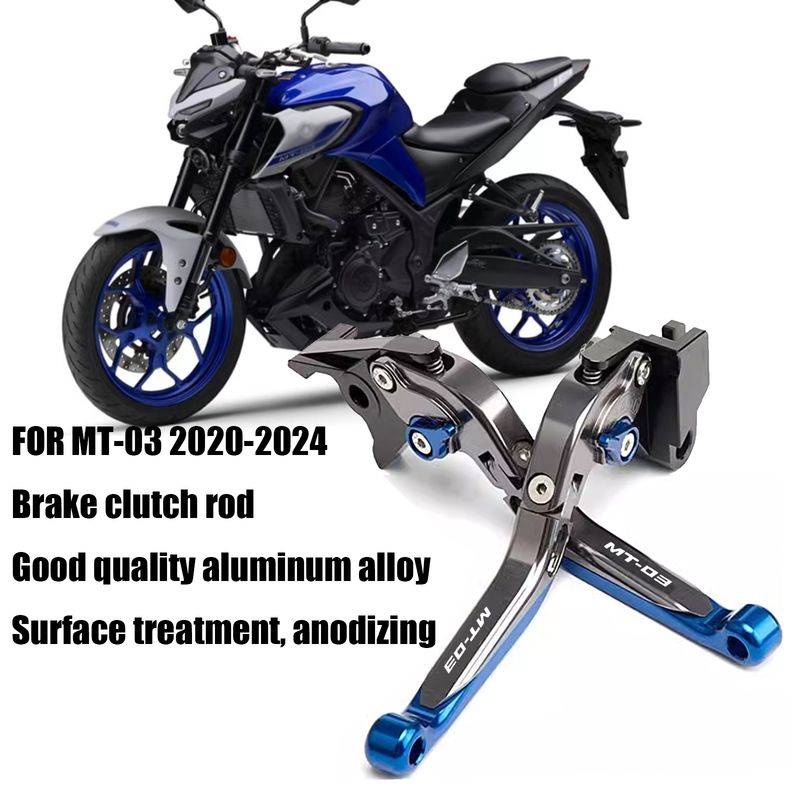 MT03 MT-03 MT 03 Új motorkerékpár alkatrészek CNC 6 sebességes állítható behúzható összecsukható fékkuplungkar_voghion.com