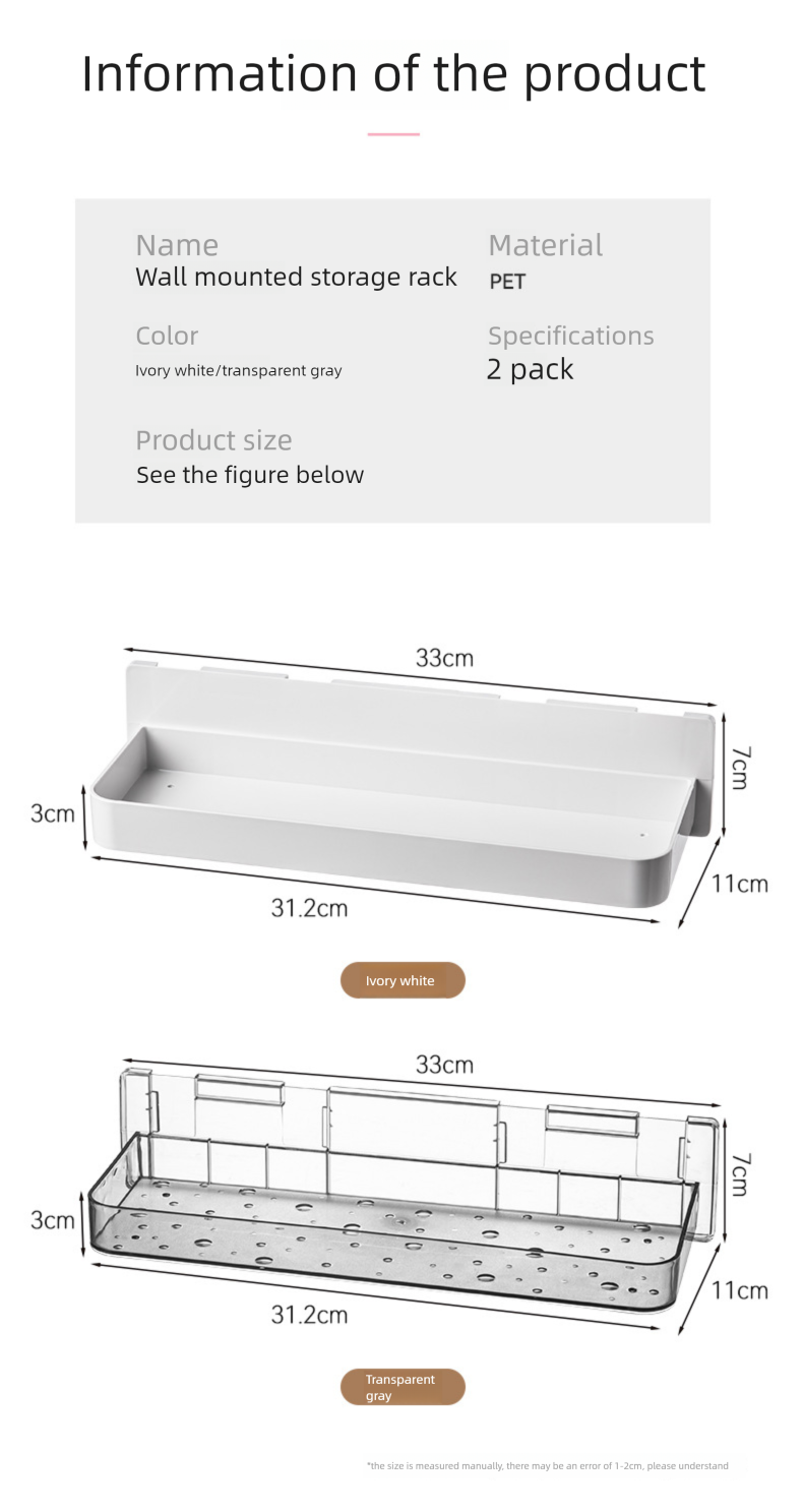 2025 neue Keine-Bohrer Bad Wc Balkon Lagerung Rack Waschtisch Wand-Montiert_voghion.com