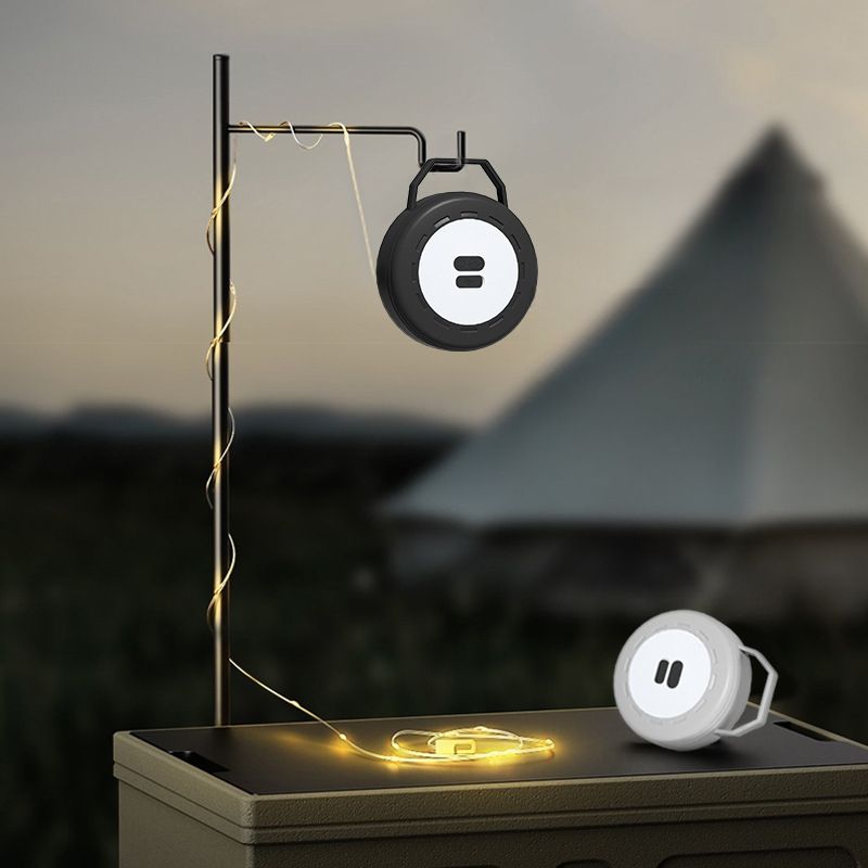Cross-Border New Style Atmosphere LED USB Rechargeable Outdoor Tent Warm String With Tape Measure Storage Camping Light_voghion.com